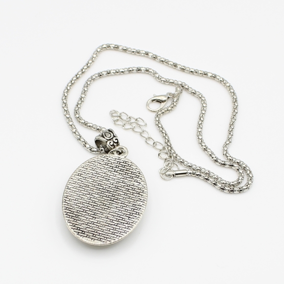 Boho oval stone necklace - Picture 2 of 4